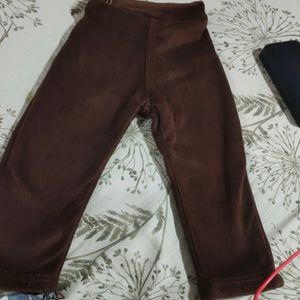 Velvet Pant For Baby Girl 6 To 12 Months