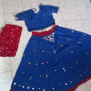 Blue Chaniya Choli