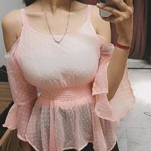 Peach Colour Top For This Summer