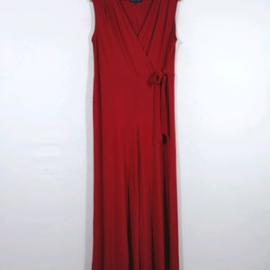 Red Western Jumpsuit (women's)