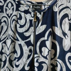 Blue And White Tunic