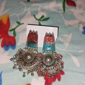 Multi Colour Jhumka