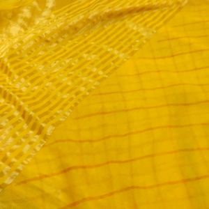 Trendy Yellow Color Sari