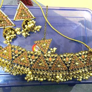 💥 Jewellery Set With Maangtikka 💥