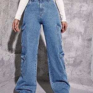 WOMANS CARGO FALE 8 POKET JEANS