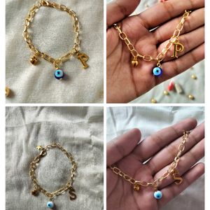 Evil Eye Initial Bracelet Rakhis 🤍🫶🏻