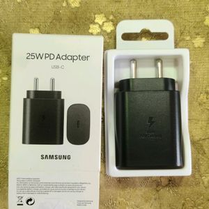 SAMSUNG 25W Type C Fast Charger Adapter Black