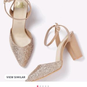 Glittery Golden Sandal