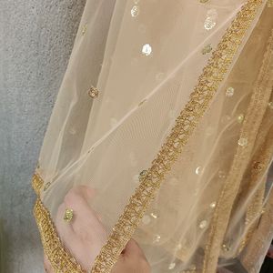 Branded New Gold Toned Embroidered Dupatta💛💛💛