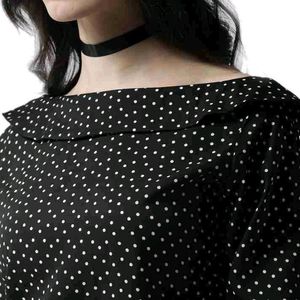 Style Quotient By Noi Casual Polka Print Top Women