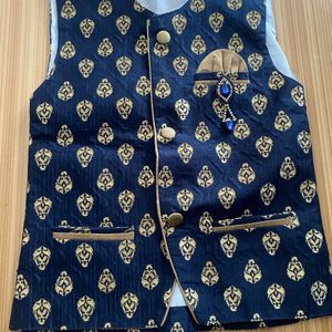 Kurta And Jacket Set For Boys