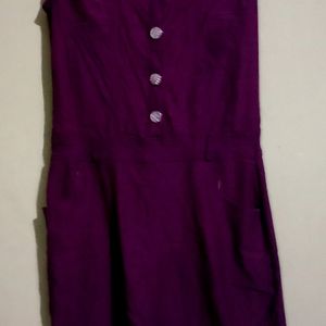 A Bodycon Dress In Beautiful Purple Colour