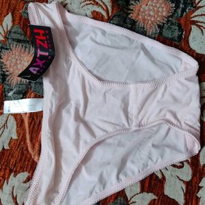 Soft Silk Baby Pink Brief For Women /Panty