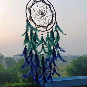 Green And Blue 8 Inch Dreamcatcher