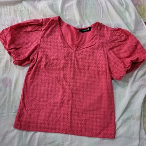 Puffed Sleeve Top