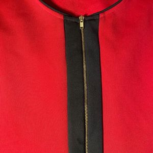 Red And Black Nuon Dress