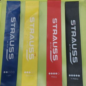 Strauss Loop Bands For Fitness 4 Colour