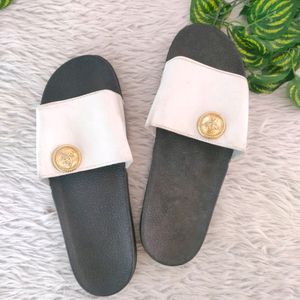 Black And White Sandals (Men's)