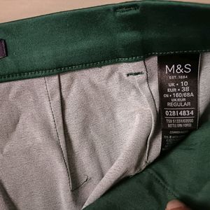 M&S  Green Formal Pants