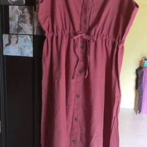 Red Pinafort Dress 💟Negotiable Price