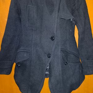 Over Coat Good Condition Cheap Price Black Velvet