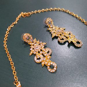 Fashionable Gold Plated Necklace Set