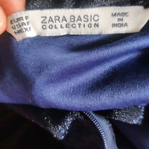 Blue & Black  Zara Basic Jumpsuit