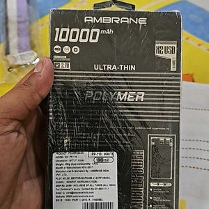 Ambrane Pp110 10000mah Power Bank Brand New Sealed