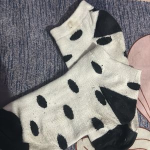 Dotted Print Socks