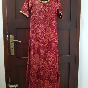 Angle Length Straight Kurti