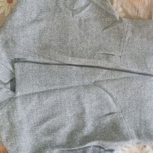 Grey Woolen Jacket For Women