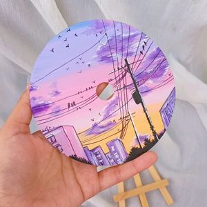 Aesthetic CD Painting without Easel