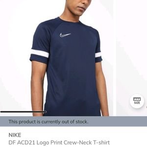 NIKE DRI FIT LOGO EMBROIDERED TSHIRT