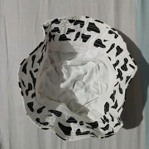 Cow Print Bucket Cap