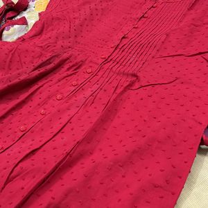 Woodland Red Top/tunic