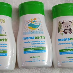🥰 MAMAEARTH COMBO OF 3️⃣ BABY 👶PRODUCTS(SEALED)