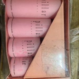 Candle Set Of 4 Pillar Candles