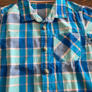 Mothercare Shirt - Blue Checked