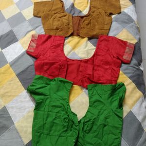 3 Pairs Of Lined Cotton Blouse