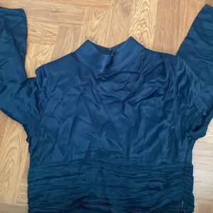 Zara Blue Crop Top