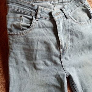 Grey Straight Leg Jean