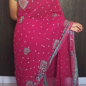 Heavy Work Saree