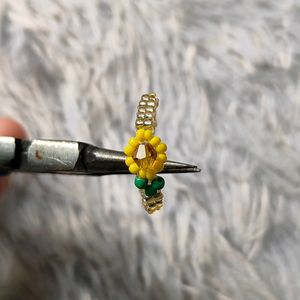 Sunflower 🌻 Beaded Ring