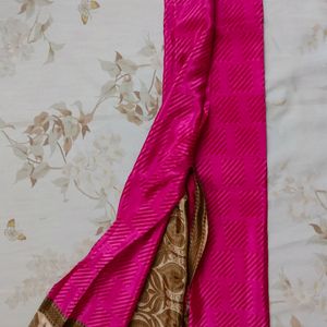 Dark Pink With Brown Design Boader (New)