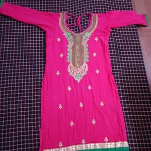 Women Pure Cotton Patiyala Suit