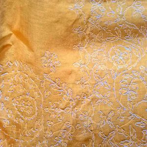 Chikankari Pure Cotton Hand- Embroidery Saree