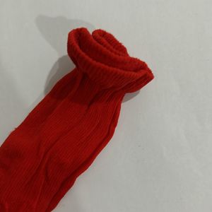 Red Colour Baby Socks