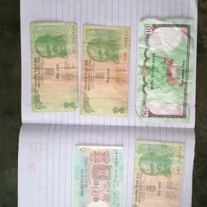 Old Note 5Rupees Tractor Chaap Combo