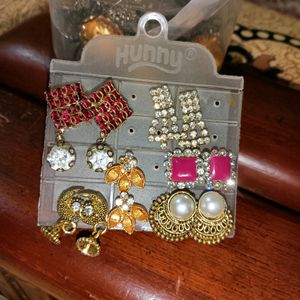 Set Of 6 Earrings