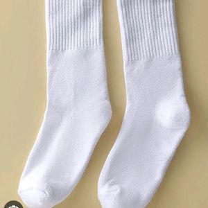 Used White Cotton Stockings